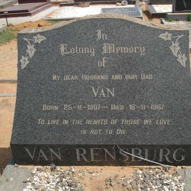 RENSBURG Van, van 1907-1967