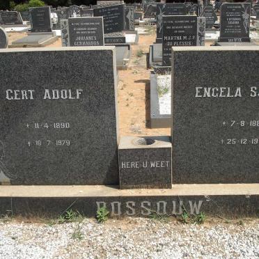 ROSSOUW Gert Adolf 1890-1979 &amp; Engela Susara 1889-1974