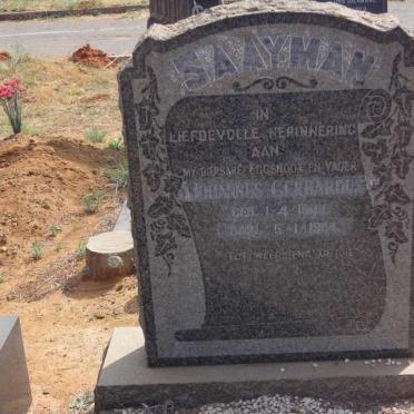 SAAYMAN Johannes Gerhardus 1909-1964