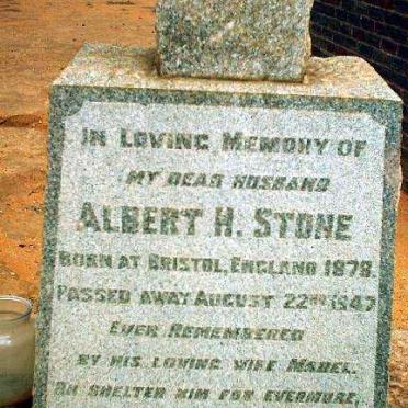 STONE Albert H. 1878-1947