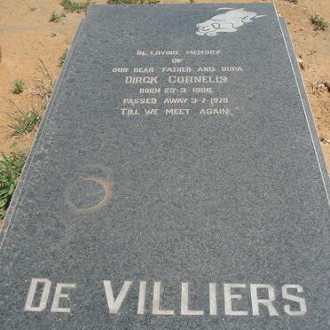VILLIERS Dirck Cornelis, de 1906-1978