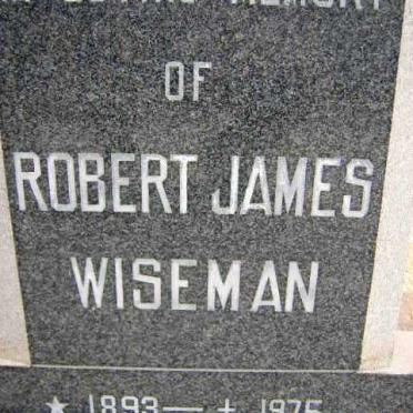 WISEMAN Robert James 1893-1975