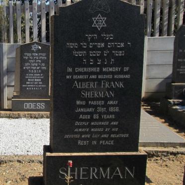 SHERMAN Albert Frank -1956