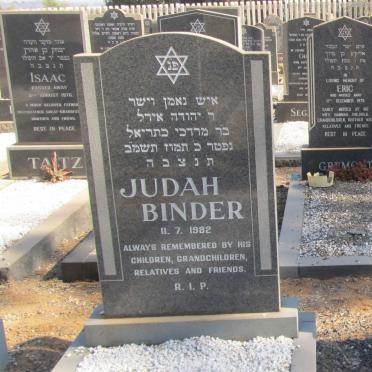 BINDER Judah -1982