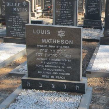 MATHESON Louis -1989