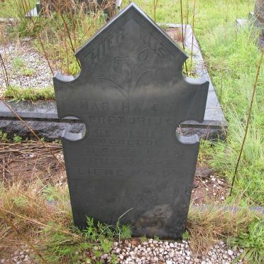 PRETORIUS Martha C. 1858-1919