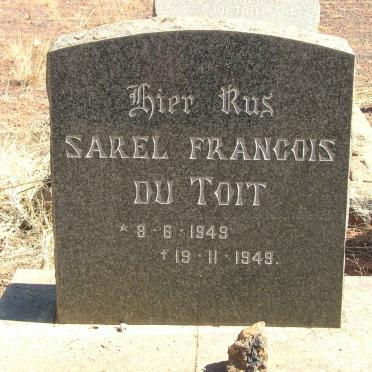 TOIT Sarel Francois, du 1949-1949