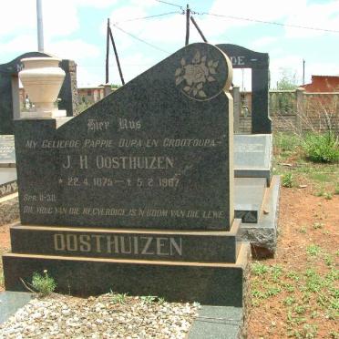 OOSTHUIZEN J.H. 1875-1967