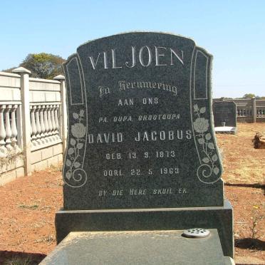 VILJOEN David Jacobus 1873-1963