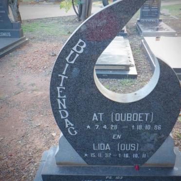 BUITENDAG At 1928-1986 &amp; Lida 1932-2011