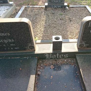 BOTES Antonie Johannes Jurgens 1904-1977 &amp; Unita Cornelia COETZEE 1910-1993