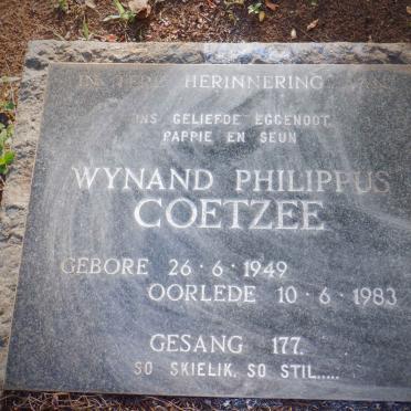COETZEE Wynand Philippus 1949-1983