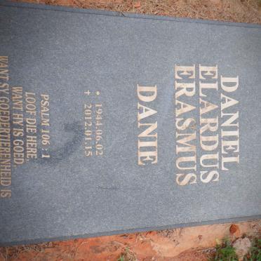 ERASMUS Daniel Elardus 1944-2012