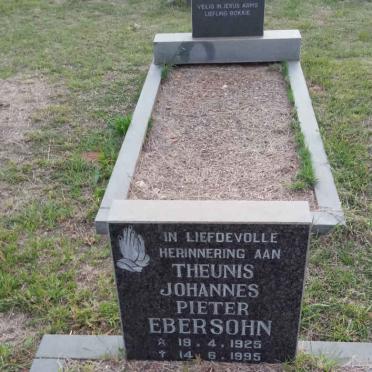 EBERSOHN Theunis Johannes Pieter 1925-1995