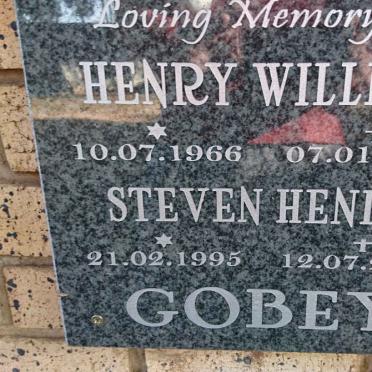 GOBEY Henry William 1966-2000 :: GOBEY Steven Henry 1995-2016