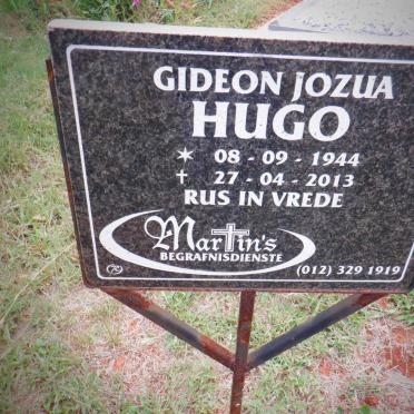 HUGO Gideon Jozua 1944-2013