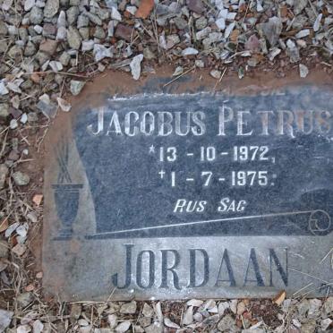 JORDAAN Jacobus Petrus 1972-1975