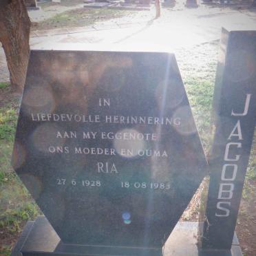 JACOBS Ria 1928-1983
