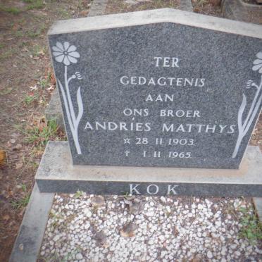 KOK Andries Matthys 1903-1965