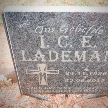 LADEMAN I.C.E. 1936-2015