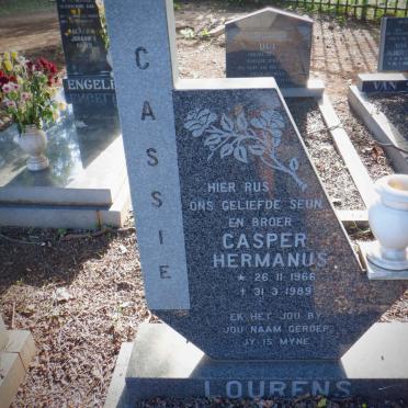 LOURENS Casper Hermanus 1966-1989