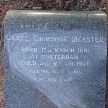 MEESTER Carel Theodore 1891-1948