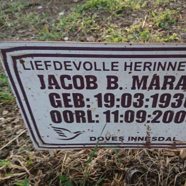MARAIS Jacob B. 1936-2006