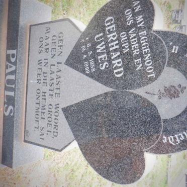 PAULS Gerhard Uwes 1958-1999