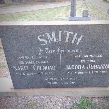 SMITH Sarel Coenrad 1920-1980 &amp; Jacoba Johanna 1918-1992
