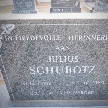 SCHUBOTZ Julius 1912-1985