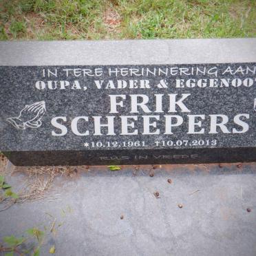 SCHEEPERS Frik 1961-2013