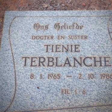 TERBLANCHE Tienie 1965-1986