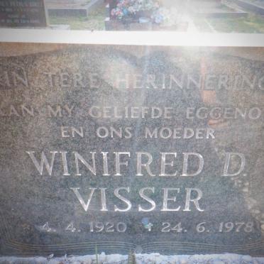 VISSER Winifred D. 1920-1978