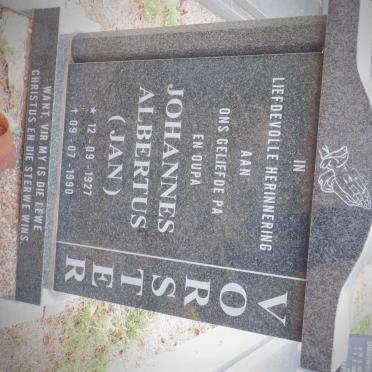 VORSTER Johannes Albertus 1927-1990
