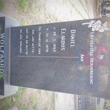 WOLFAARDT Daniel Elardus 1959-1978