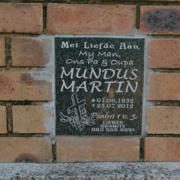 MARTIN Mundus 1952-2012