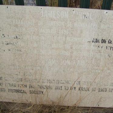 06. Jameson Raid Memorial