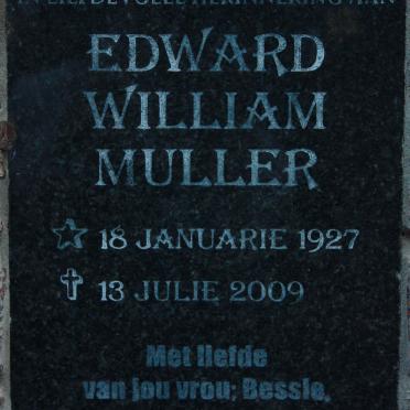 MULLER Edward William 1927-2009