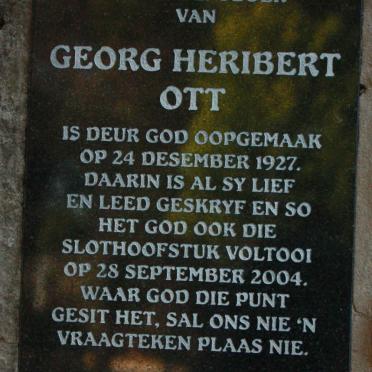 OTT Georg Heribert 1927-2004