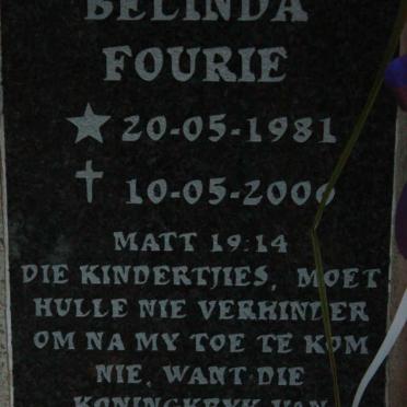 FOURIE Belinda 1981-2000