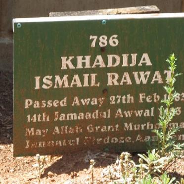 RAWAT Khadija Ismail -1983