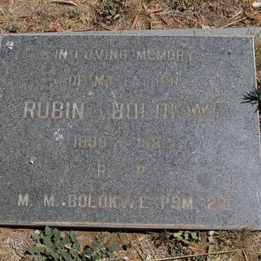 BOLOKWE Rubin 1898-1953