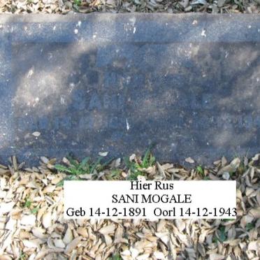 MOGALE Sani 1891-1943