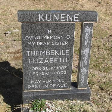 KUNENE Thembekile Elizabeth 1997-2003