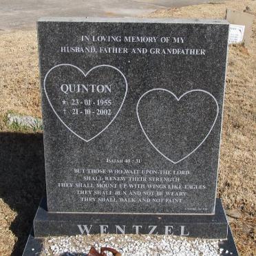 WENTZEL Quinton 1955-2002