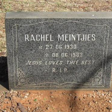 MEINTJIES Rachel 1930-1983