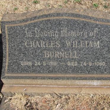 BURNELL Charles William 1915-1960