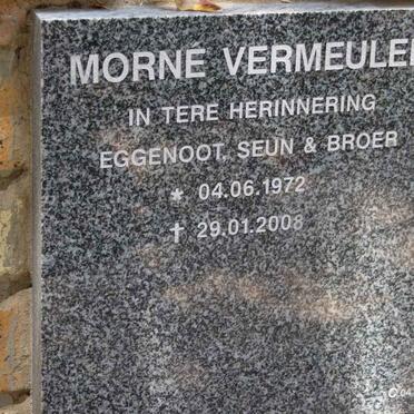 VERMEULEN Morné 1972-2008