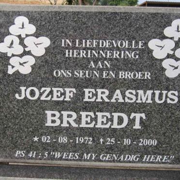 BREEDT Jozef Erasmus 1972-2000
