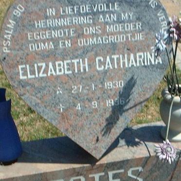 BOTES Elizabeth Catharina 1930-1996